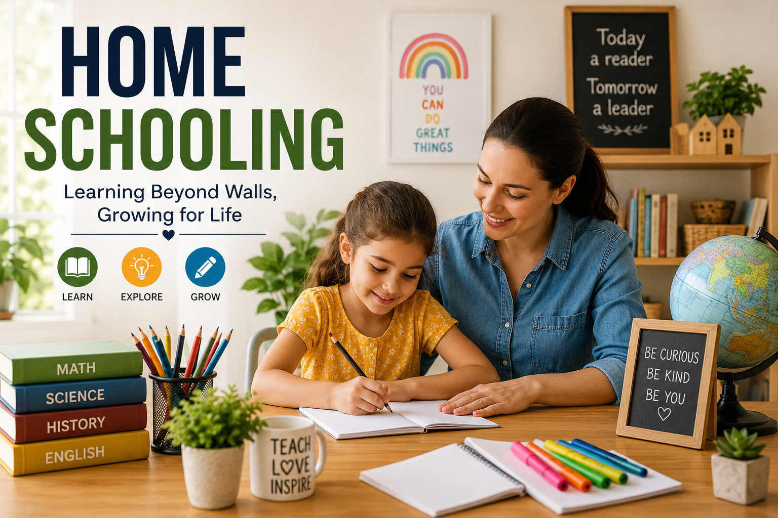 HOME SCHOOLING.