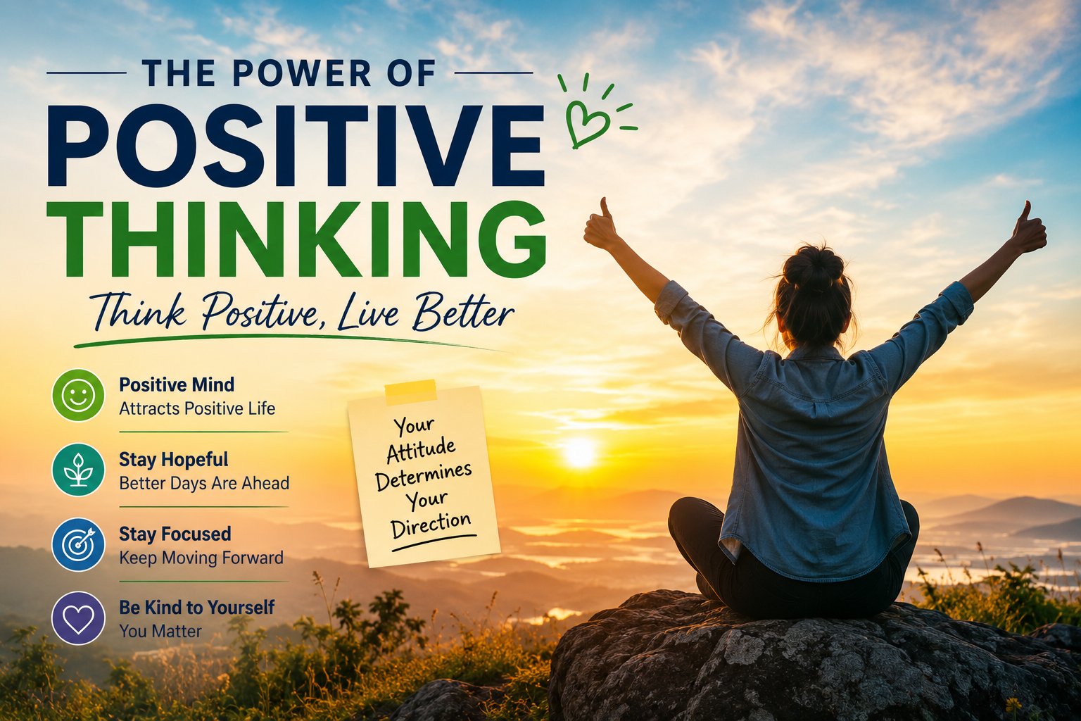 POSITIVE THINKING.
