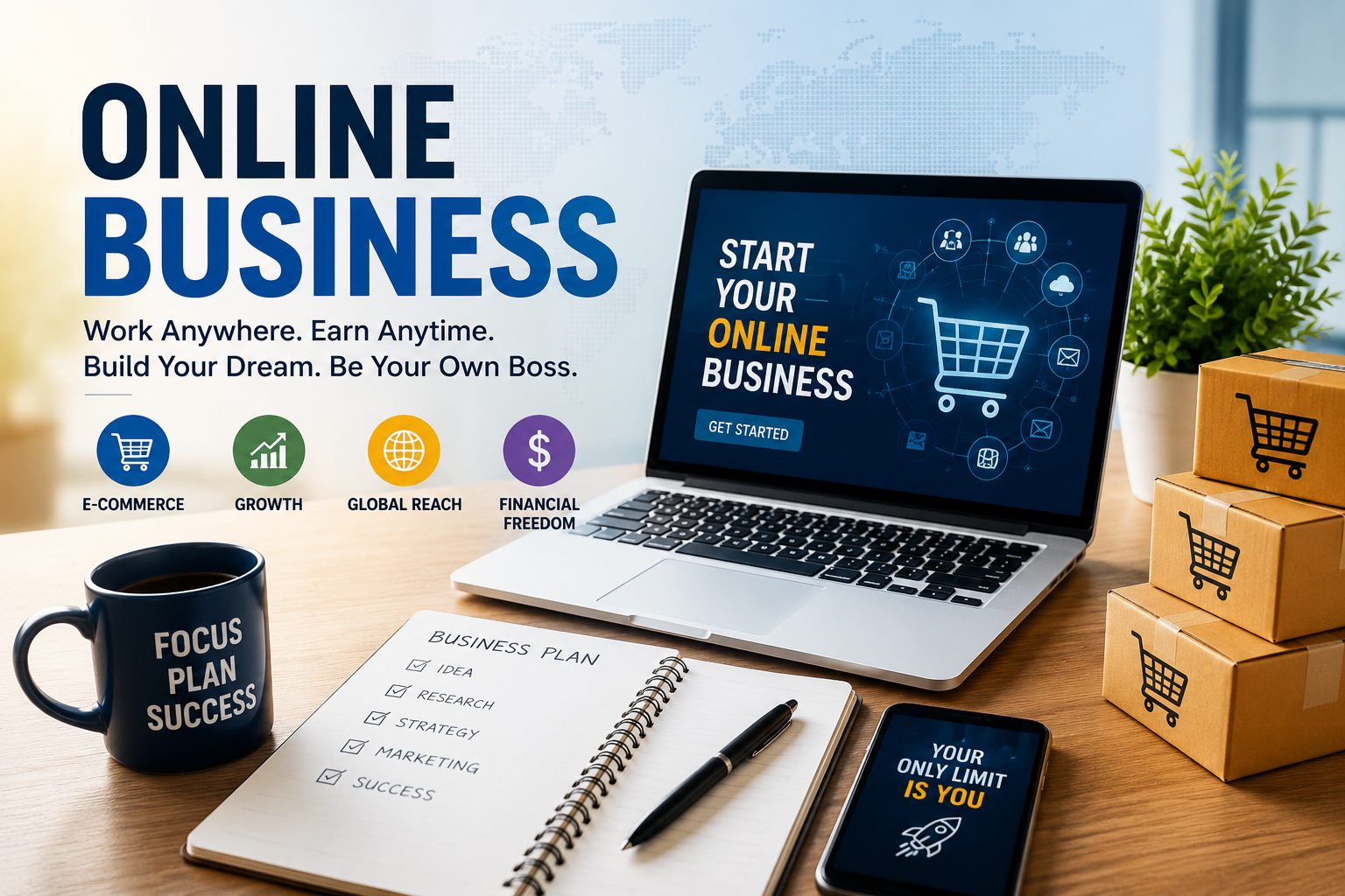 ONLINE BUSINESS.