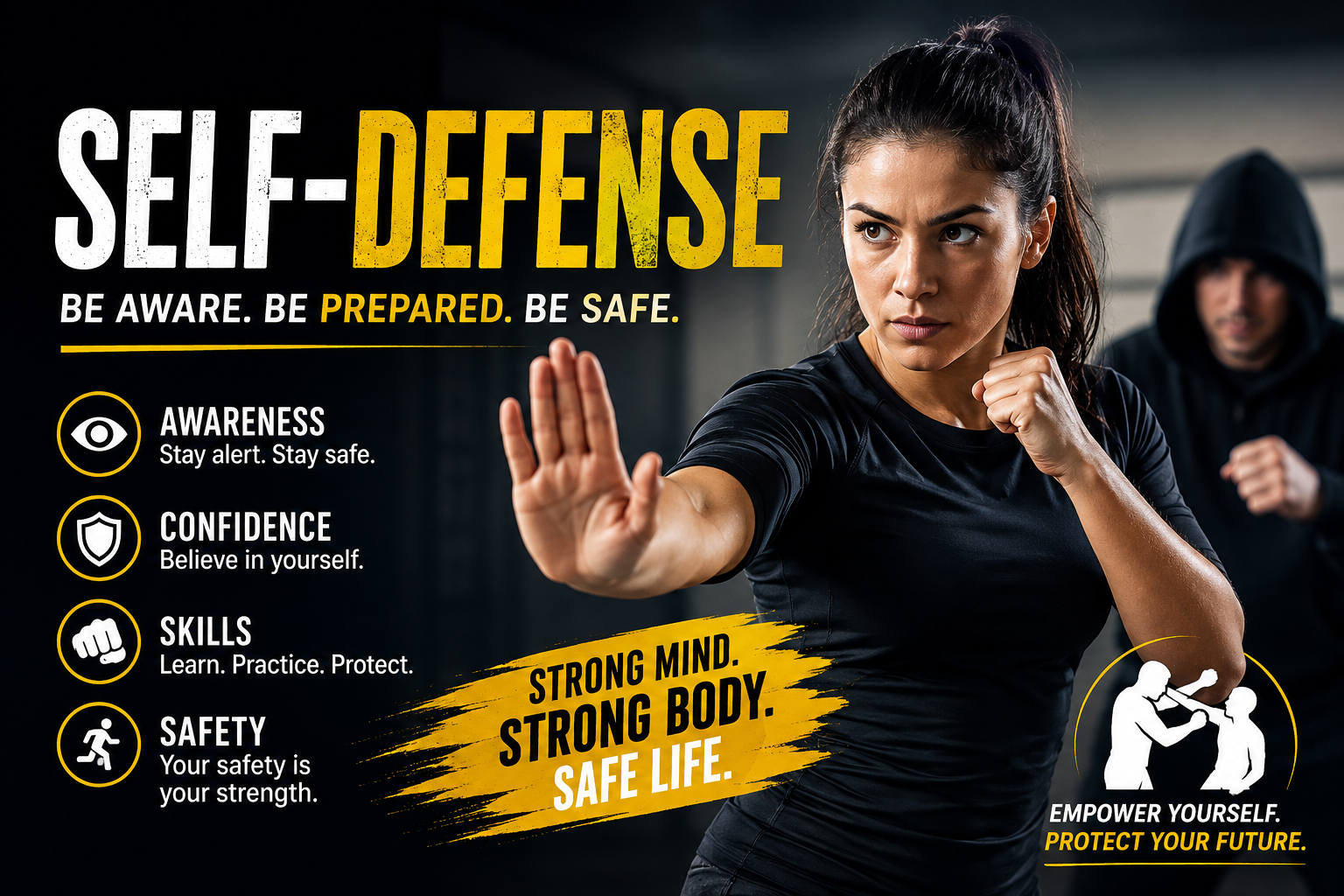 SELF DEFENSE.