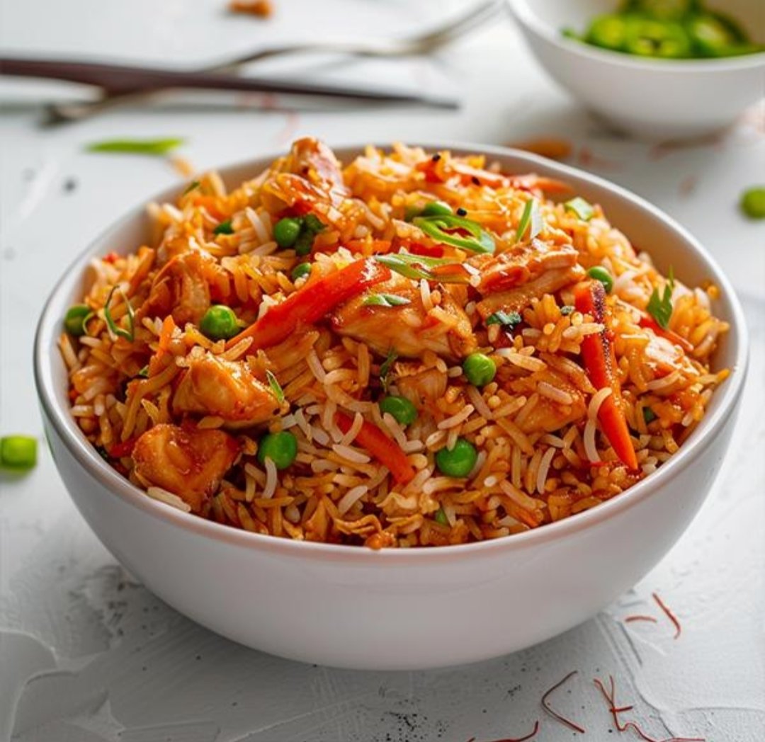 CHICKEN SCHEZWAN RICE